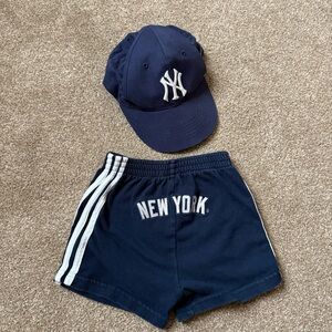 Infant New York Cap and Shorts Set